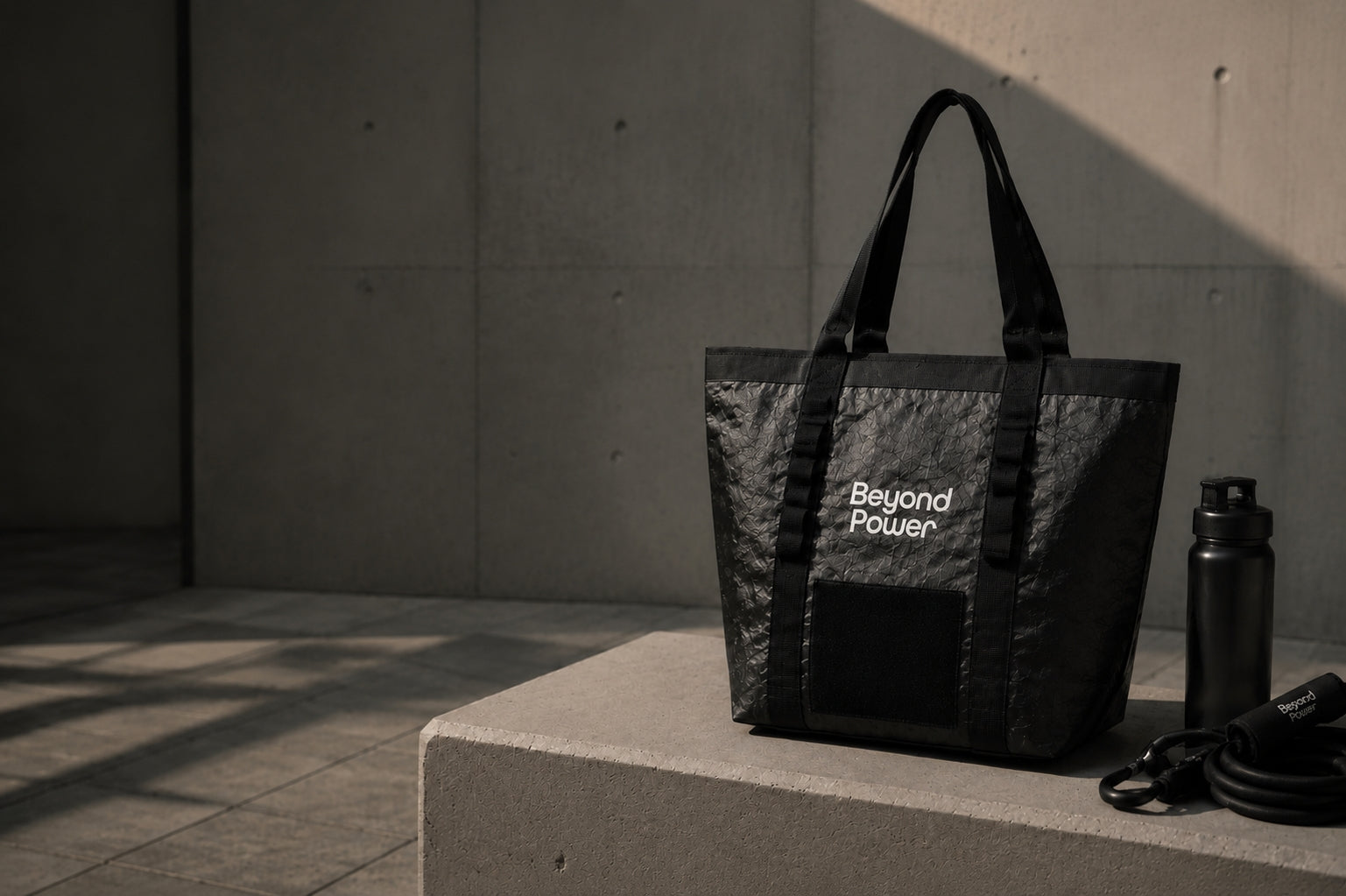 Beyond Utility Tote in an urban setting