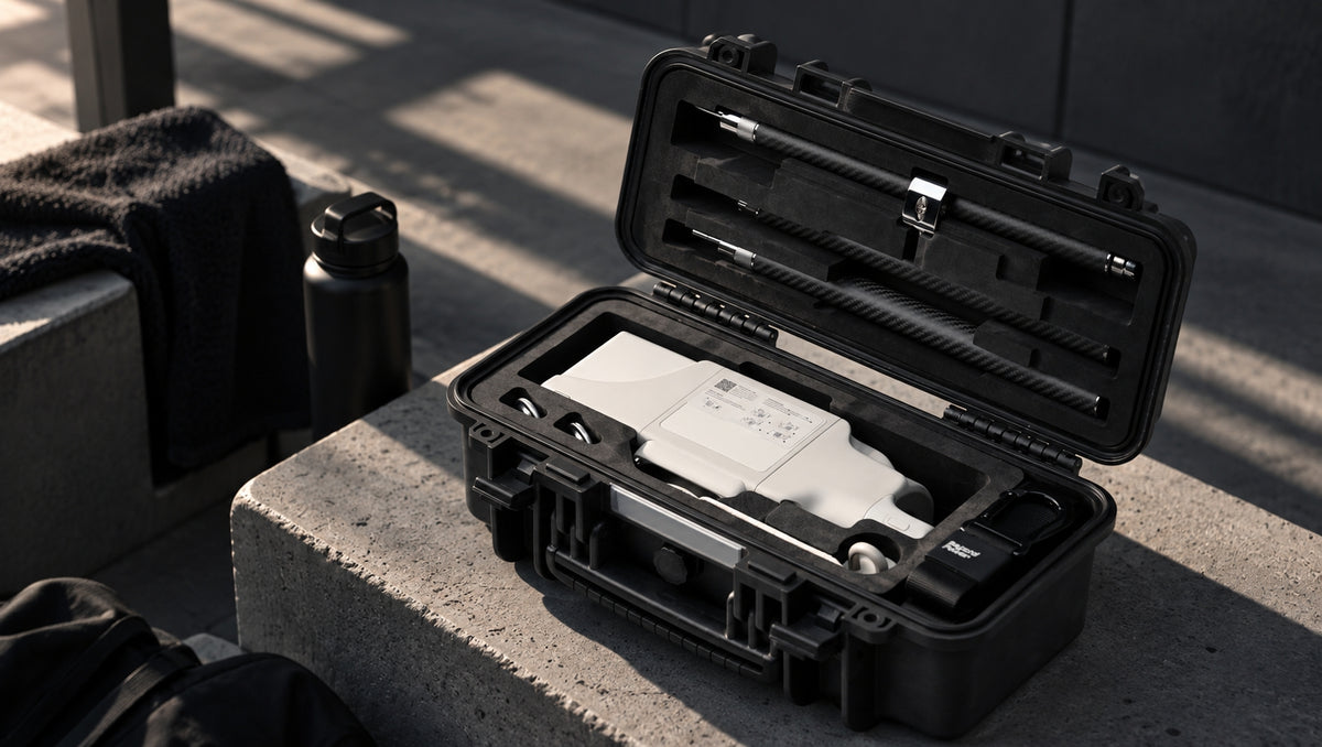 VOLTRA CARRYING CASE in an urban setting