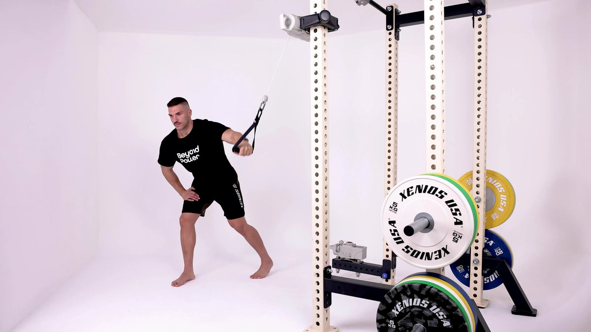 Standing Decline Chest Fly