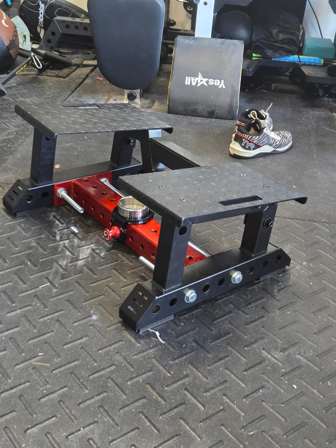 Kinda a DIY belt squat platform